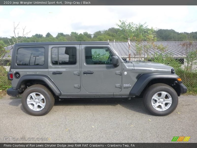 Sting-Gray / Black 2020 Jeep Wrangler Unlimited Sport 4x4