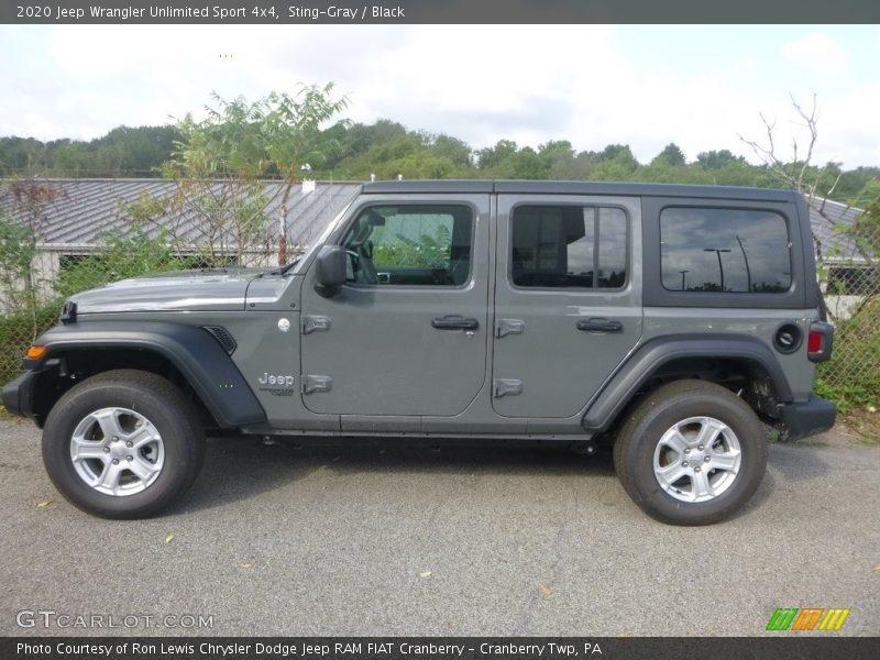 Sting-Gray / Black 2020 Jeep Wrangler Unlimited Sport 4x4