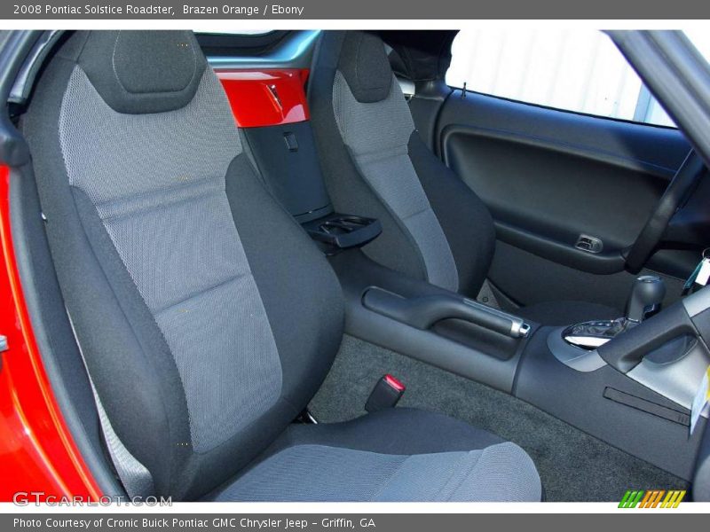 Brazen Orange / Ebony 2008 Pontiac Solstice Roadster
