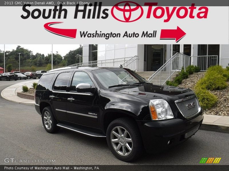 Onyx Black / Ebony 2013 GMC Yukon Denali AWD