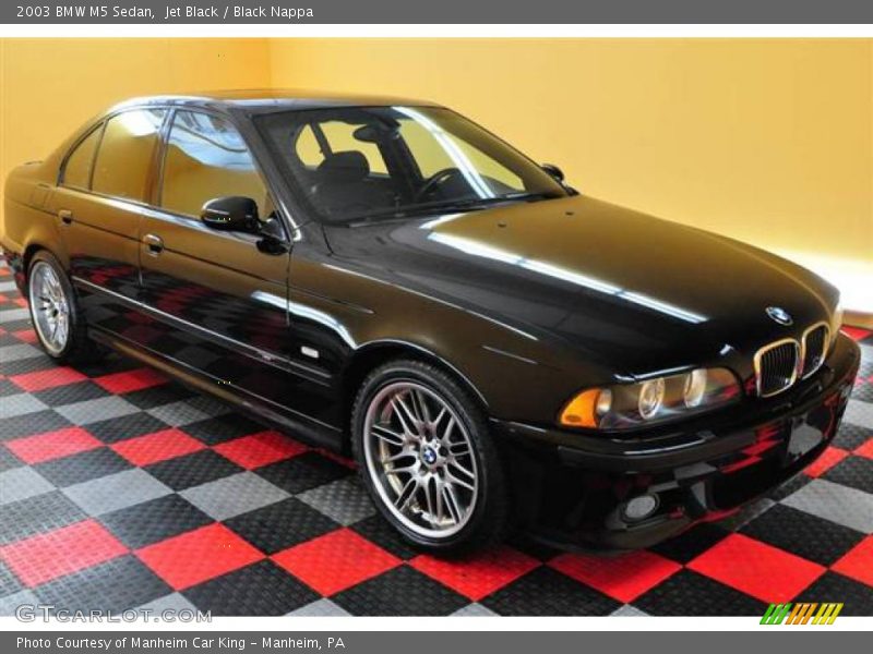 Jet Black / Black Nappa 2003 BMW M5 Sedan