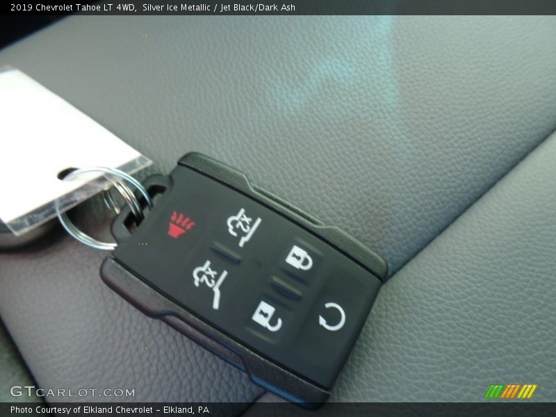 Silver Ice Metallic / Jet Black/Dark Ash 2019 Chevrolet Tahoe LT 4WD