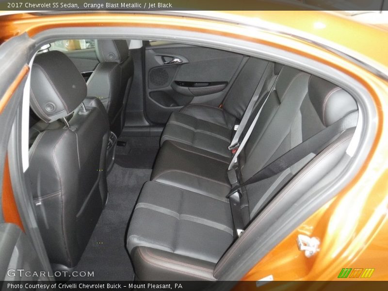Rear Seat of 2017 SS Sedan