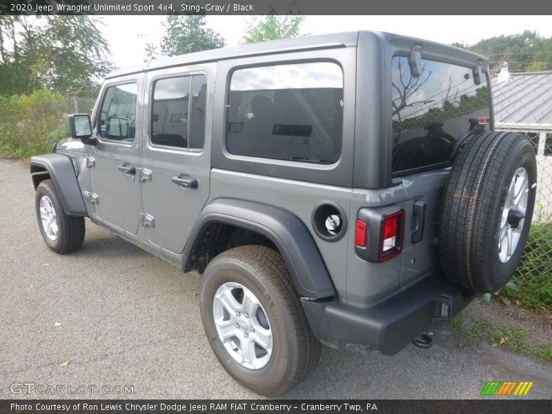 Sting-Gray / Black 2020 Jeep Wrangler Unlimited Sport 4x4