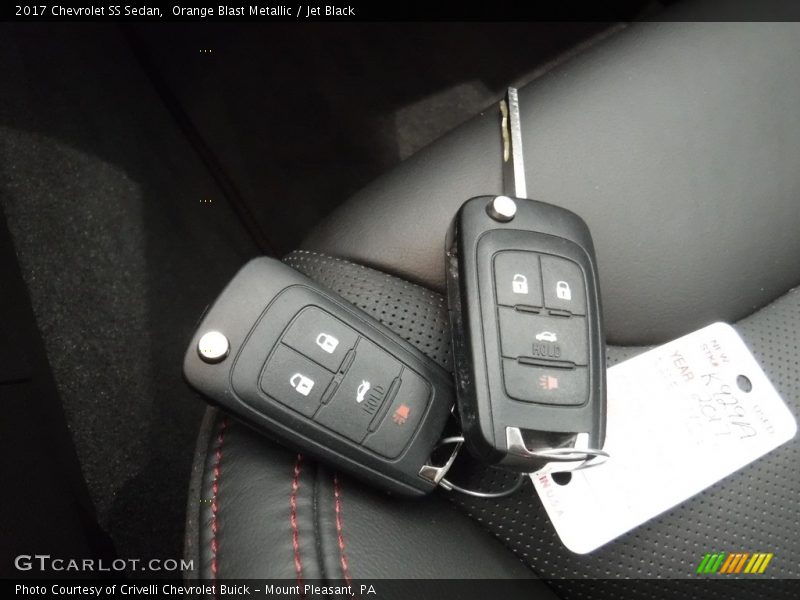 Keys of 2017 SS Sedan
