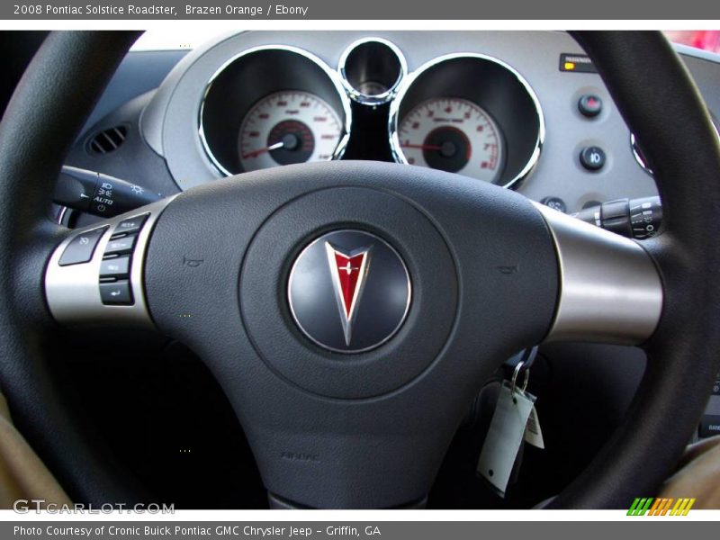 Brazen Orange / Ebony 2008 Pontiac Solstice Roadster