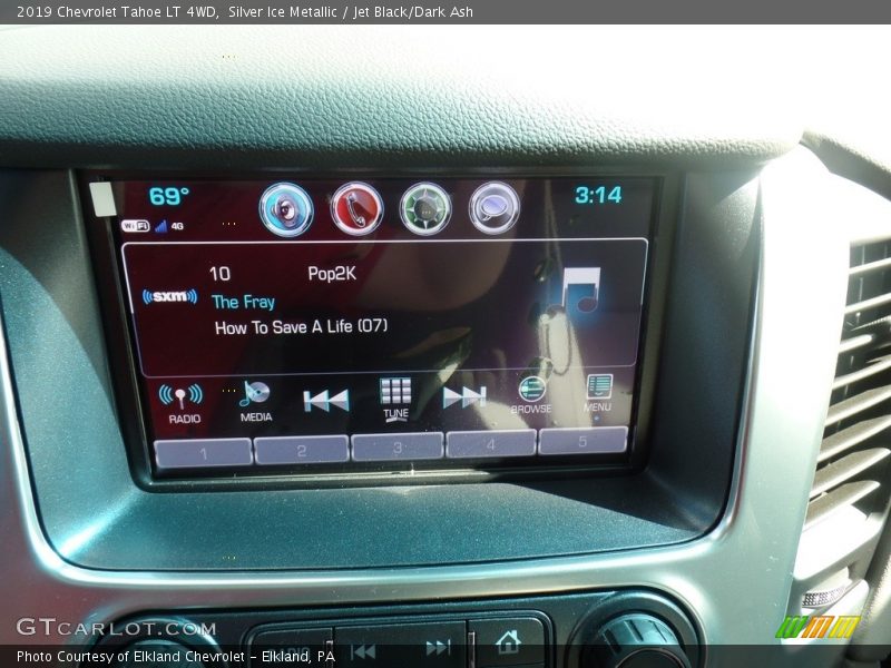 Silver Ice Metallic / Jet Black/Dark Ash 2019 Chevrolet Tahoe LT 4WD