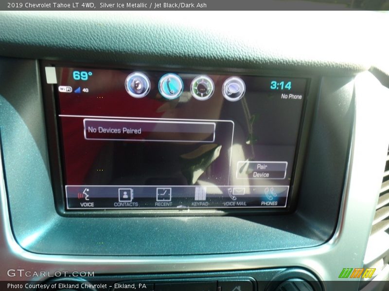 Silver Ice Metallic / Jet Black/Dark Ash 2019 Chevrolet Tahoe LT 4WD