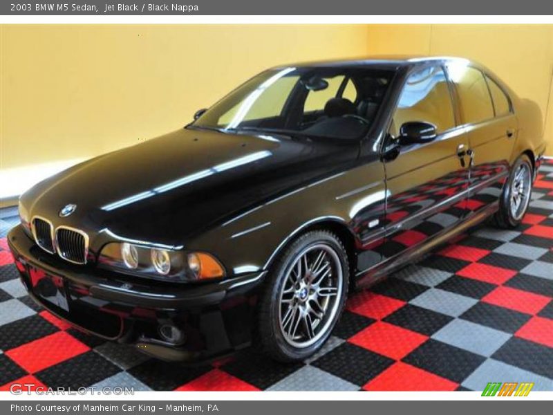 Jet Black / Black Nappa 2003 BMW M5 Sedan