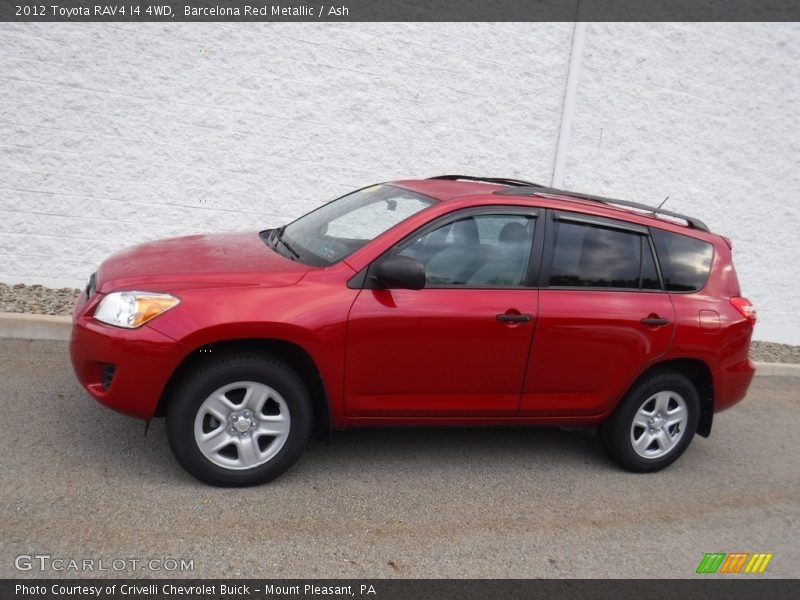 Barcelona Red Metallic / Ash 2012 Toyota RAV4 I4 4WD