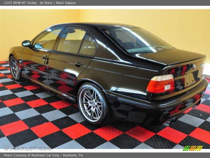 Jet Black / Black Nappa 2003 BMW M5 Sedan