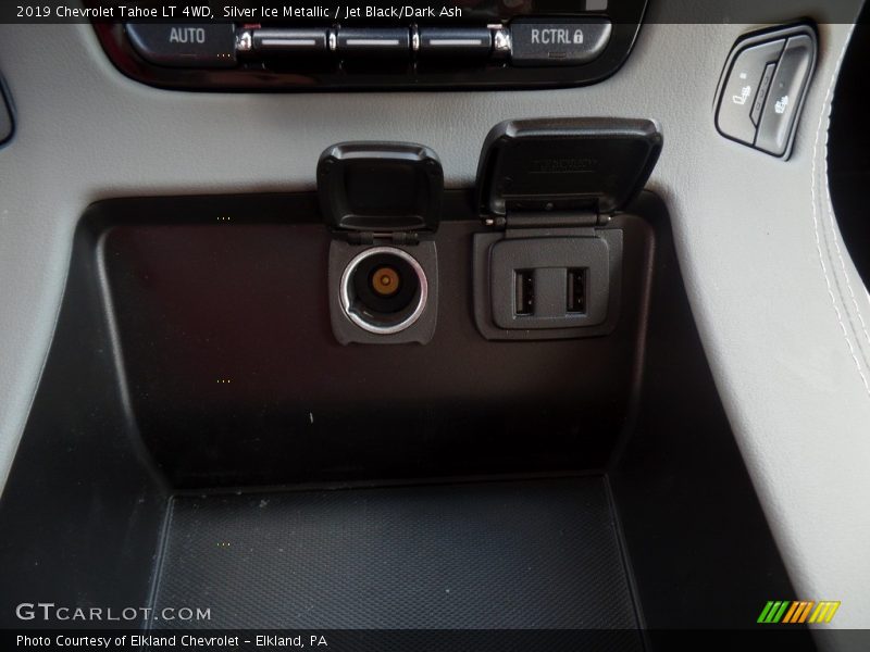 Silver Ice Metallic / Jet Black/Dark Ash 2019 Chevrolet Tahoe LT 4WD