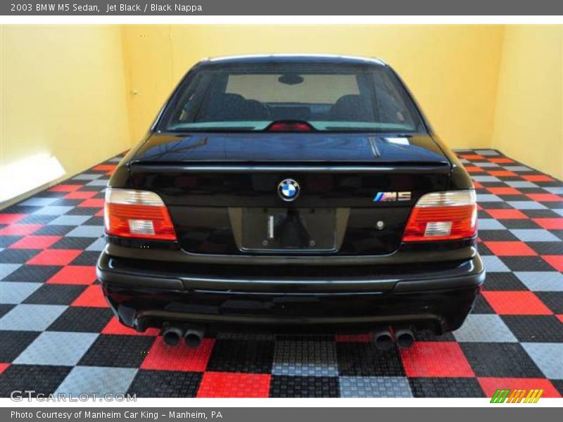 Jet Black / Black Nappa 2003 BMW M5 Sedan