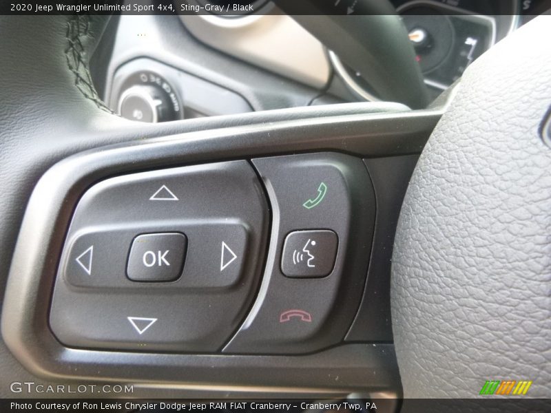 Sting-Gray / Black 2020 Jeep Wrangler Unlimited Sport 4x4