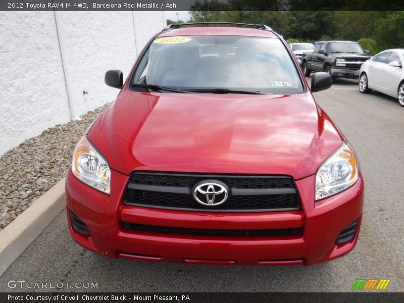Barcelona Red Metallic / Ash 2012 Toyota RAV4 I4 4WD
