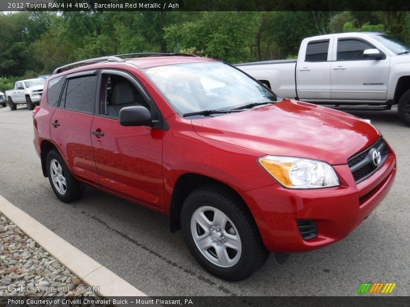 Barcelona Red Metallic / Ash 2012 Toyota RAV4 I4 4WD