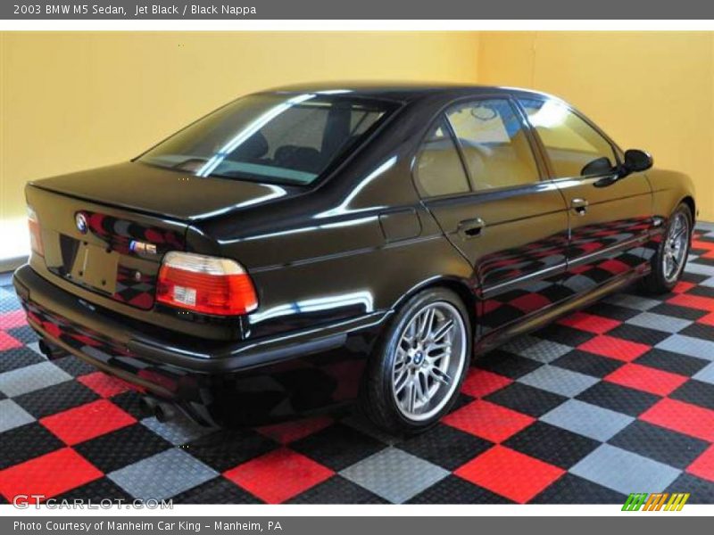 Jet Black / Black Nappa 2003 BMW M5 Sedan