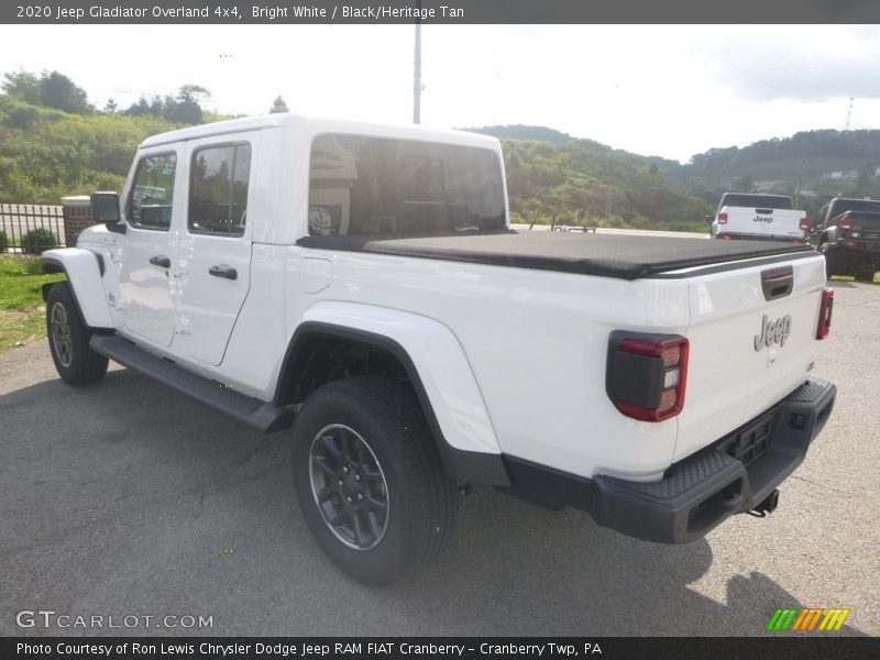 Bright White / Black/Heritage Tan 2020 Jeep Gladiator Overland 4x4