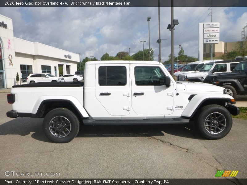 Bright White / Black/Heritage Tan 2020 Jeep Gladiator Overland 4x4