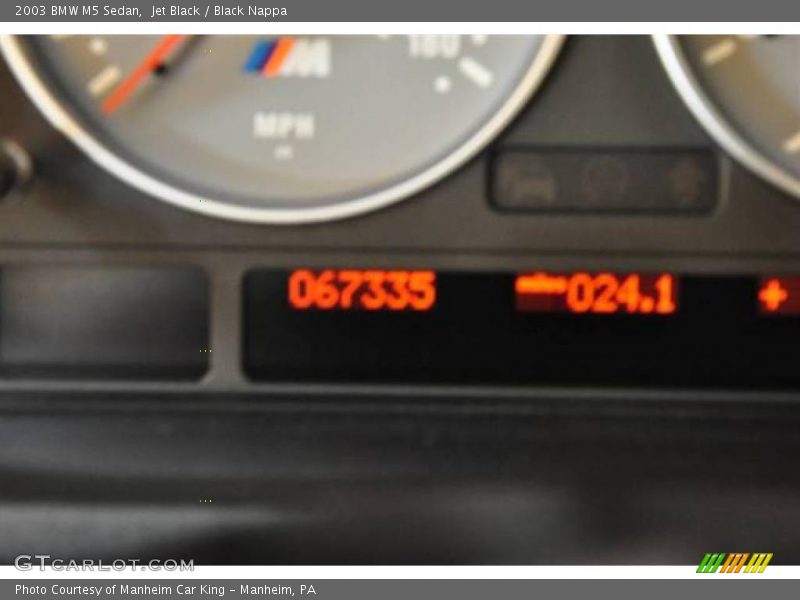 Jet Black / Black Nappa 2003 BMW M5 Sedan
