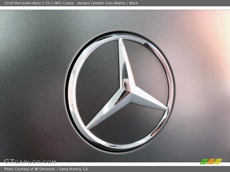 designo Selenite Grey (Matte) / Black 2018 Mercedes-Benz C 63 S AMG Coupe