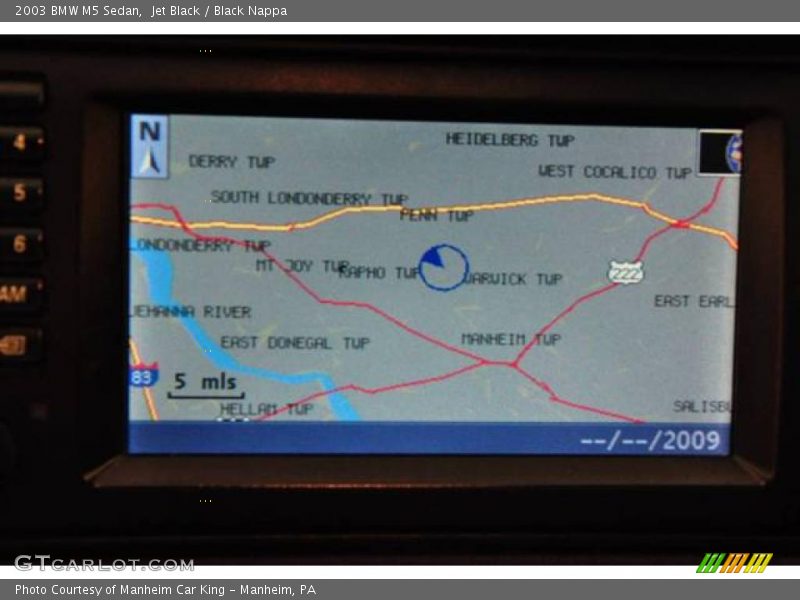 Jet Black / Black Nappa 2003 BMW M5 Sedan