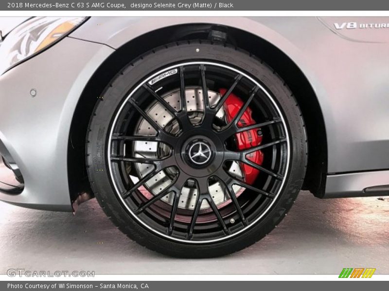 designo Selenite Grey (Matte) / Black 2018 Mercedes-Benz C 63 S AMG Coupe
