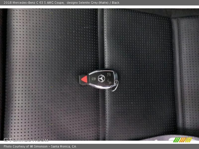 designo Selenite Grey (Matte) / Black 2018 Mercedes-Benz C 63 S AMG Coupe