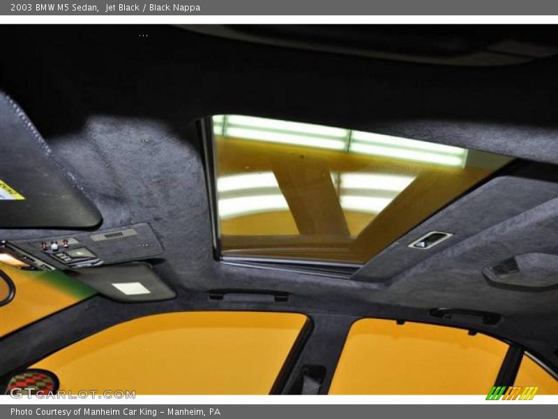 Jet Black / Black Nappa 2003 BMW M5 Sedan