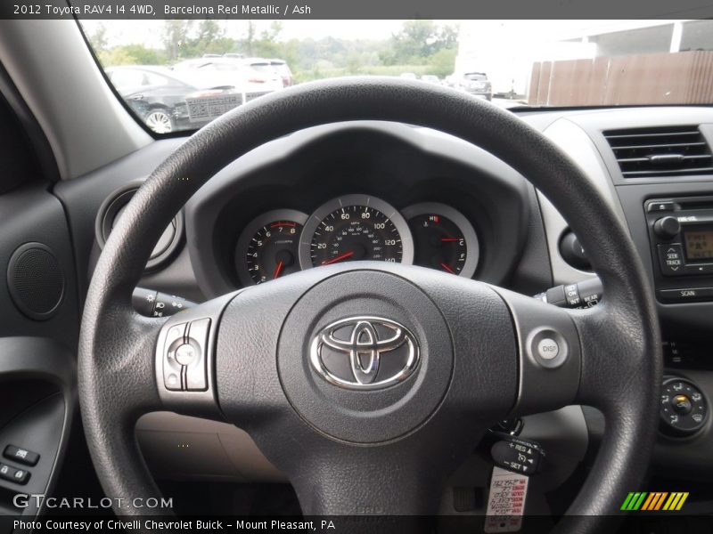 Barcelona Red Metallic / Ash 2012 Toyota RAV4 I4 4WD