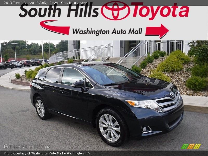 Cosmic Gray Mica / Ivory 2013 Toyota Venza LE AWD