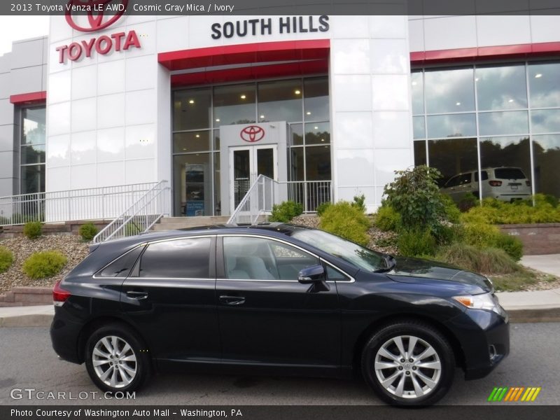 Cosmic Gray Mica / Ivory 2013 Toyota Venza LE AWD