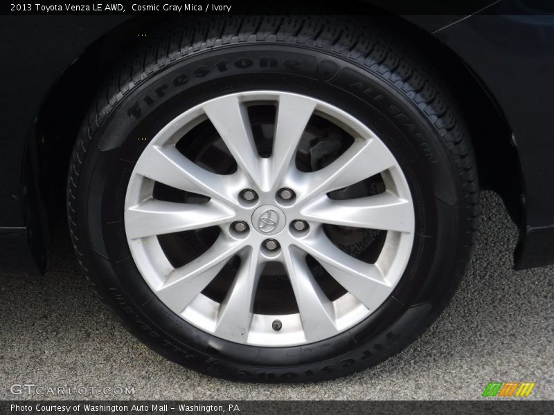 Cosmic Gray Mica / Ivory 2013 Toyota Venza LE AWD