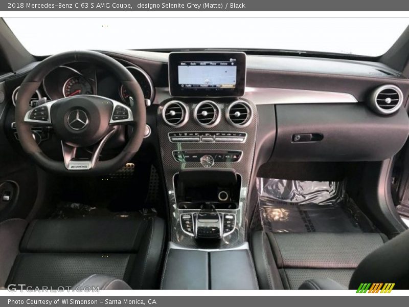 designo Selenite Grey (Matte) / Black 2018 Mercedes-Benz C 63 S AMG Coupe