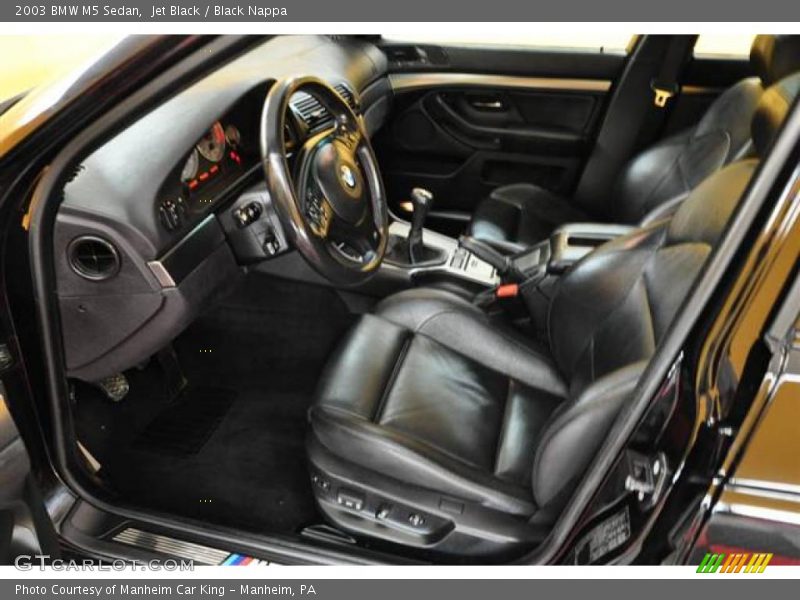 Jet Black / Black Nappa 2003 BMW M5 Sedan
