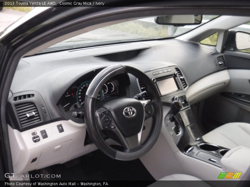 Cosmic Gray Mica / Ivory 2013 Toyota Venza LE AWD