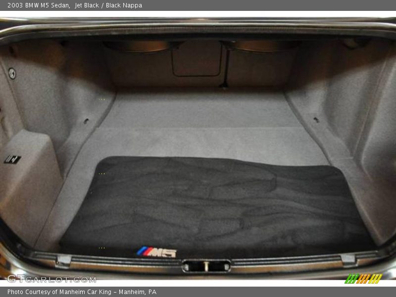 Jet Black / Black Nappa 2003 BMW M5 Sedan