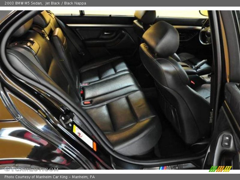 Jet Black / Black Nappa 2003 BMW M5 Sedan