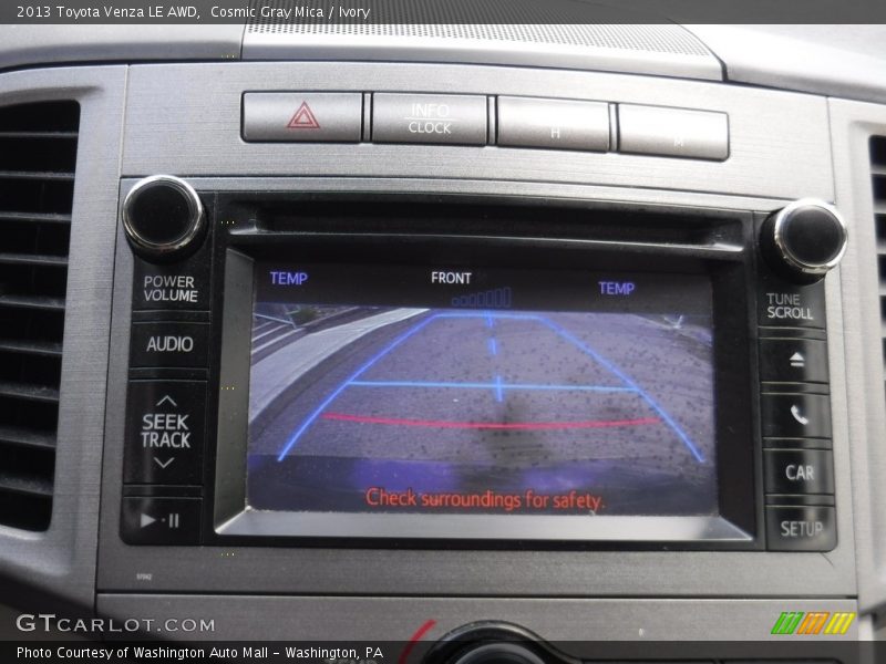 Cosmic Gray Mica / Ivory 2013 Toyota Venza LE AWD