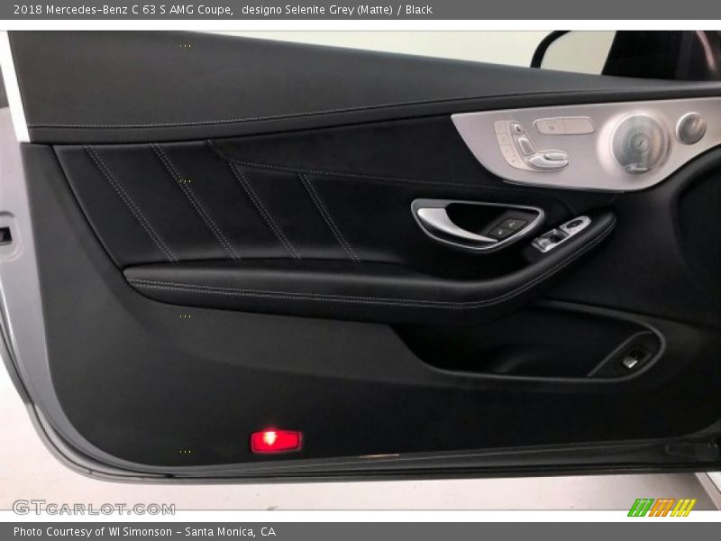 designo Selenite Grey (Matte) / Black 2018 Mercedes-Benz C 63 S AMG Coupe