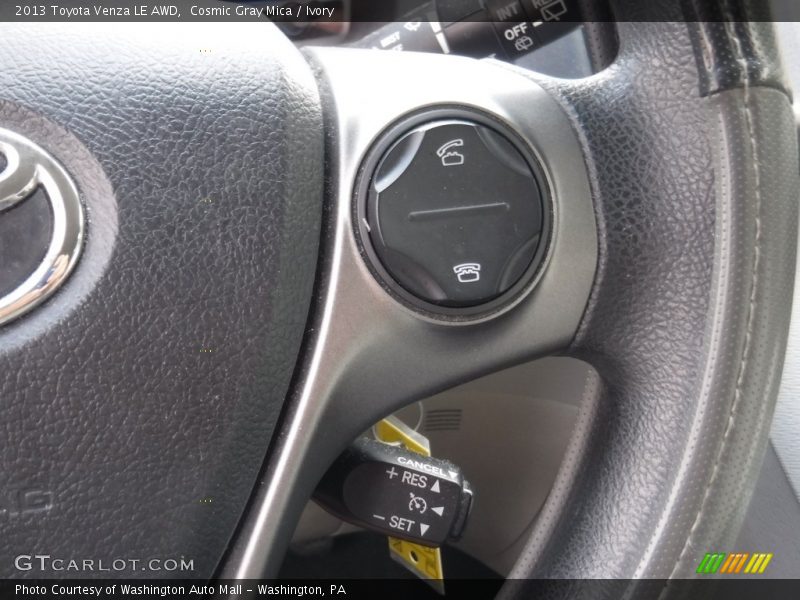 Cosmic Gray Mica / Ivory 2013 Toyota Venza LE AWD