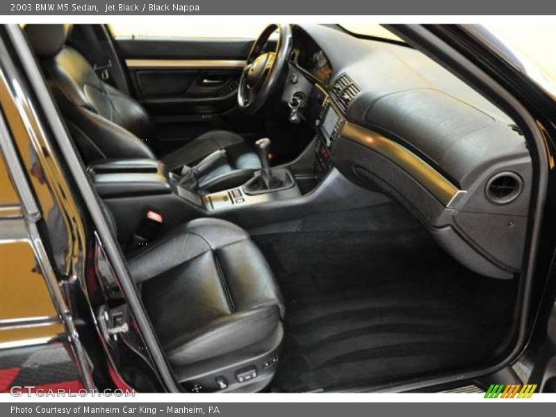 Jet Black / Black Nappa 2003 BMW M5 Sedan