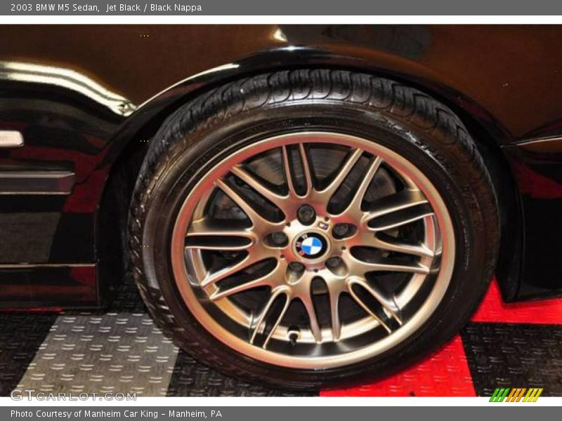 Jet Black / Black Nappa 2003 BMW M5 Sedan