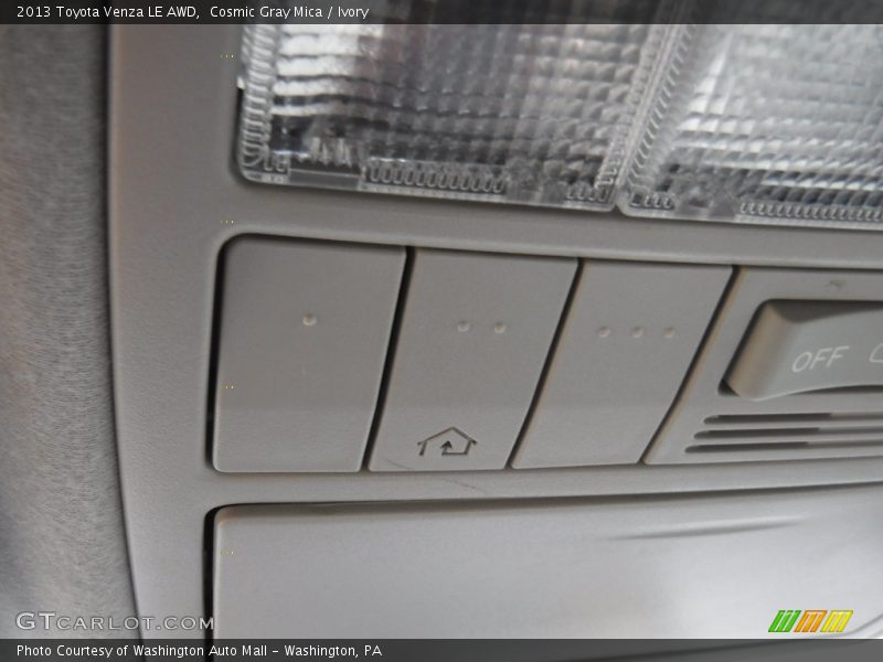Cosmic Gray Mica / Ivory 2013 Toyota Venza LE AWD