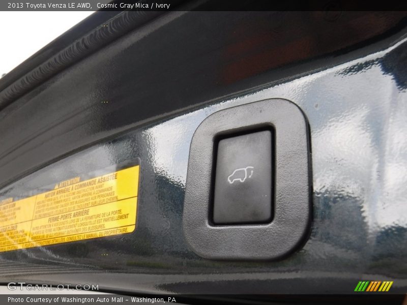 Cosmic Gray Mica / Ivory 2013 Toyota Venza LE AWD