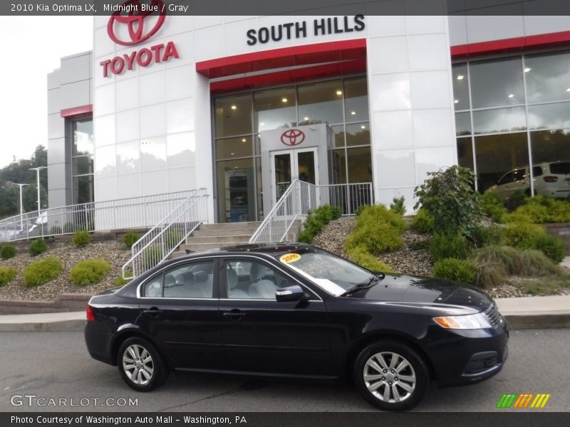 Midnight Blue / Gray 2010 Kia Optima LX