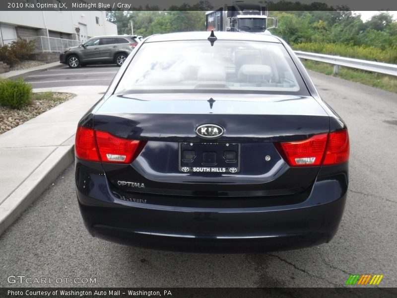 Midnight Blue / Gray 2010 Kia Optima LX