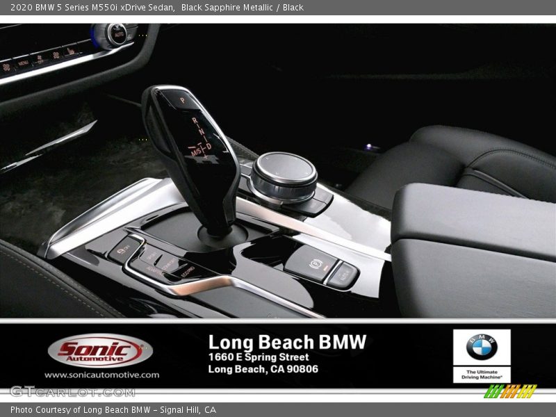 Black Sapphire Metallic / Black 2020 BMW 5 Series M550i xDrive Sedan