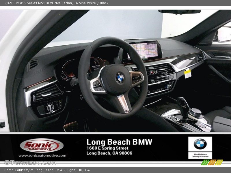 Alpine White / Black 2020 BMW 5 Series M550i xDrive Sedan