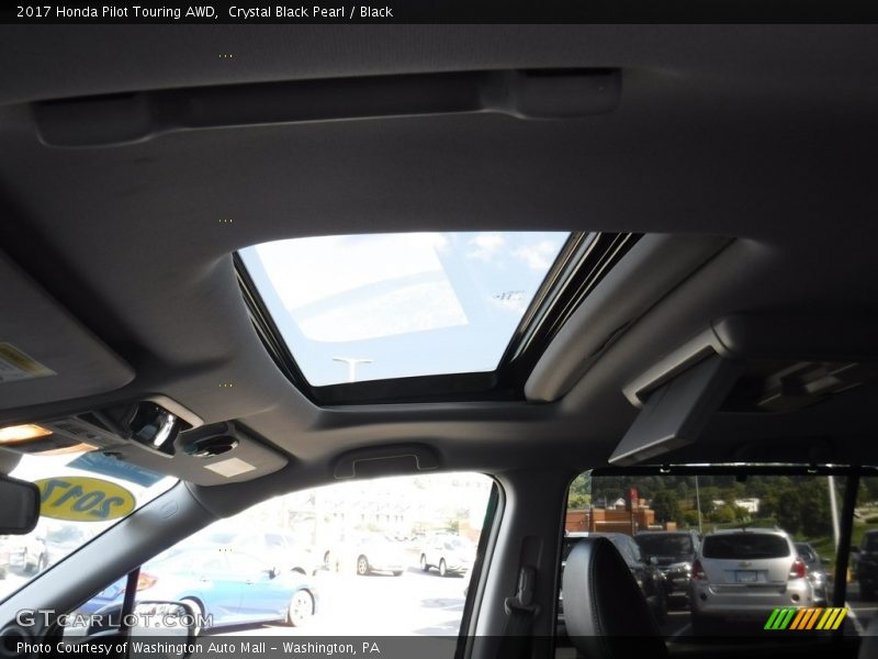 Crystal Black Pearl / Black 2017 Honda Pilot Touring AWD